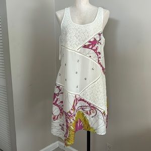 COPY - Leifnotes Asymmetrical Hem Guarri Dress Patchwork  ANTHROPOLOGIE Dress s…